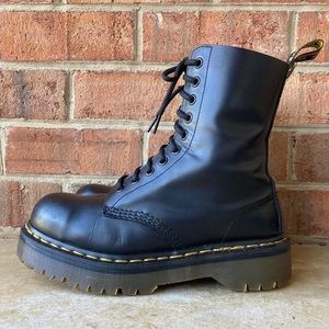 very rare vtg 90s dr. martens MIE 1919 chunky platform boots